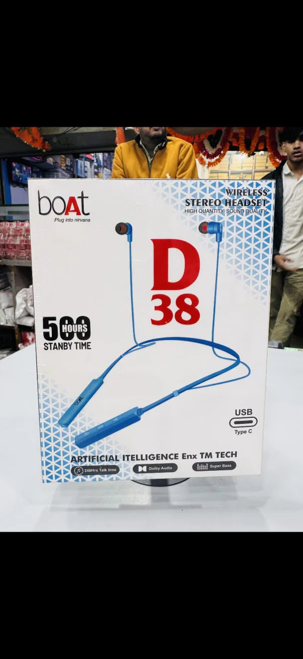Boat wireless stereo headset D38 Neckbands