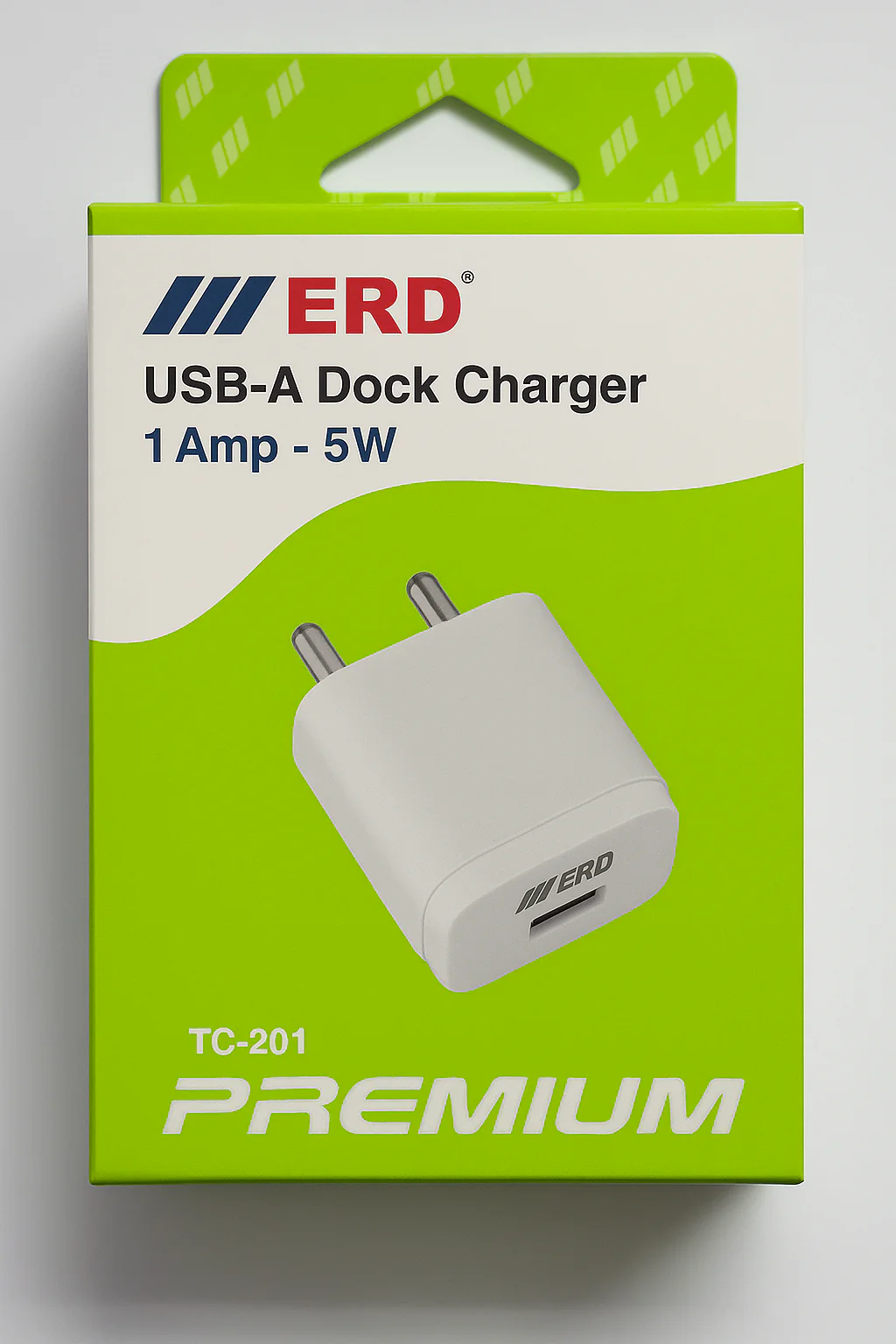 ERD TC-201 / TC-11 USB-A Dock Charger White 5W- 1Amp