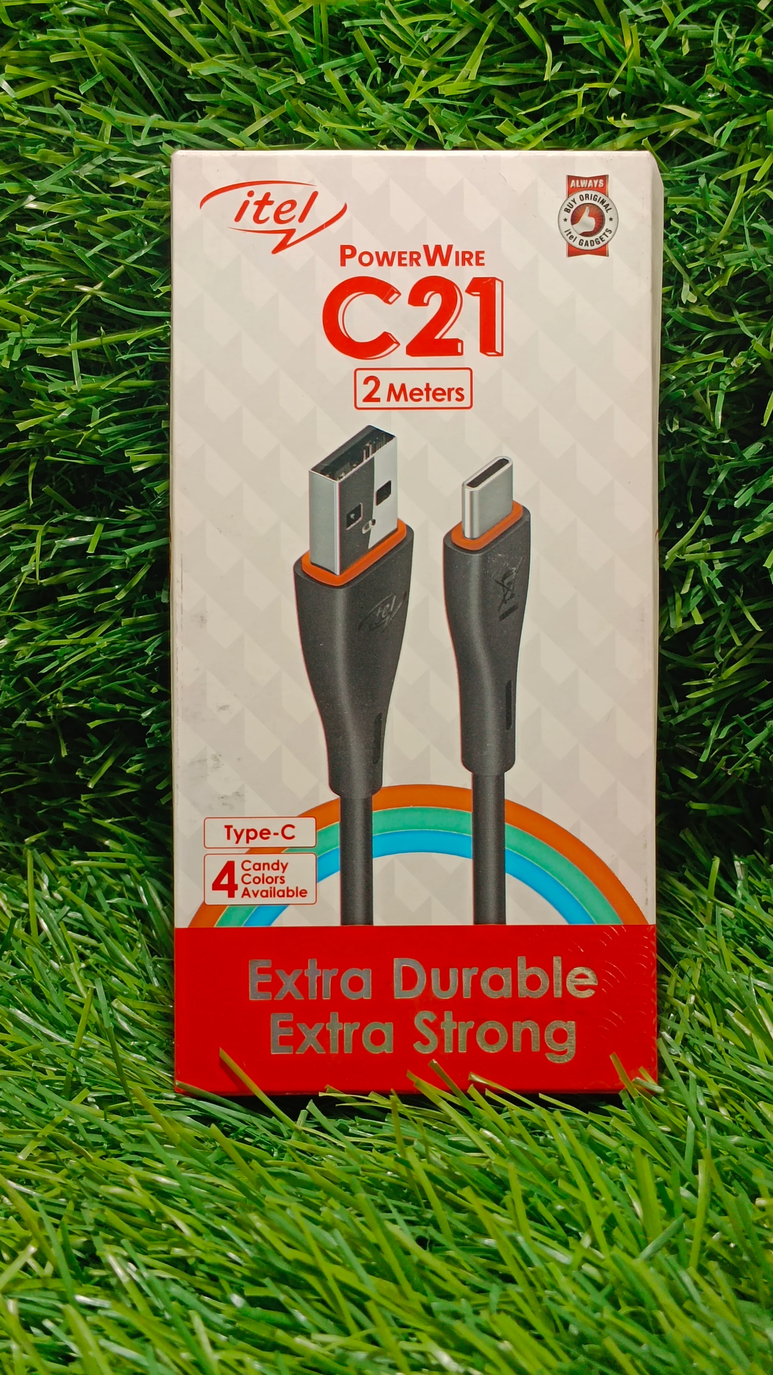 Itel C-21 Power Wire 2Meter Data Cable