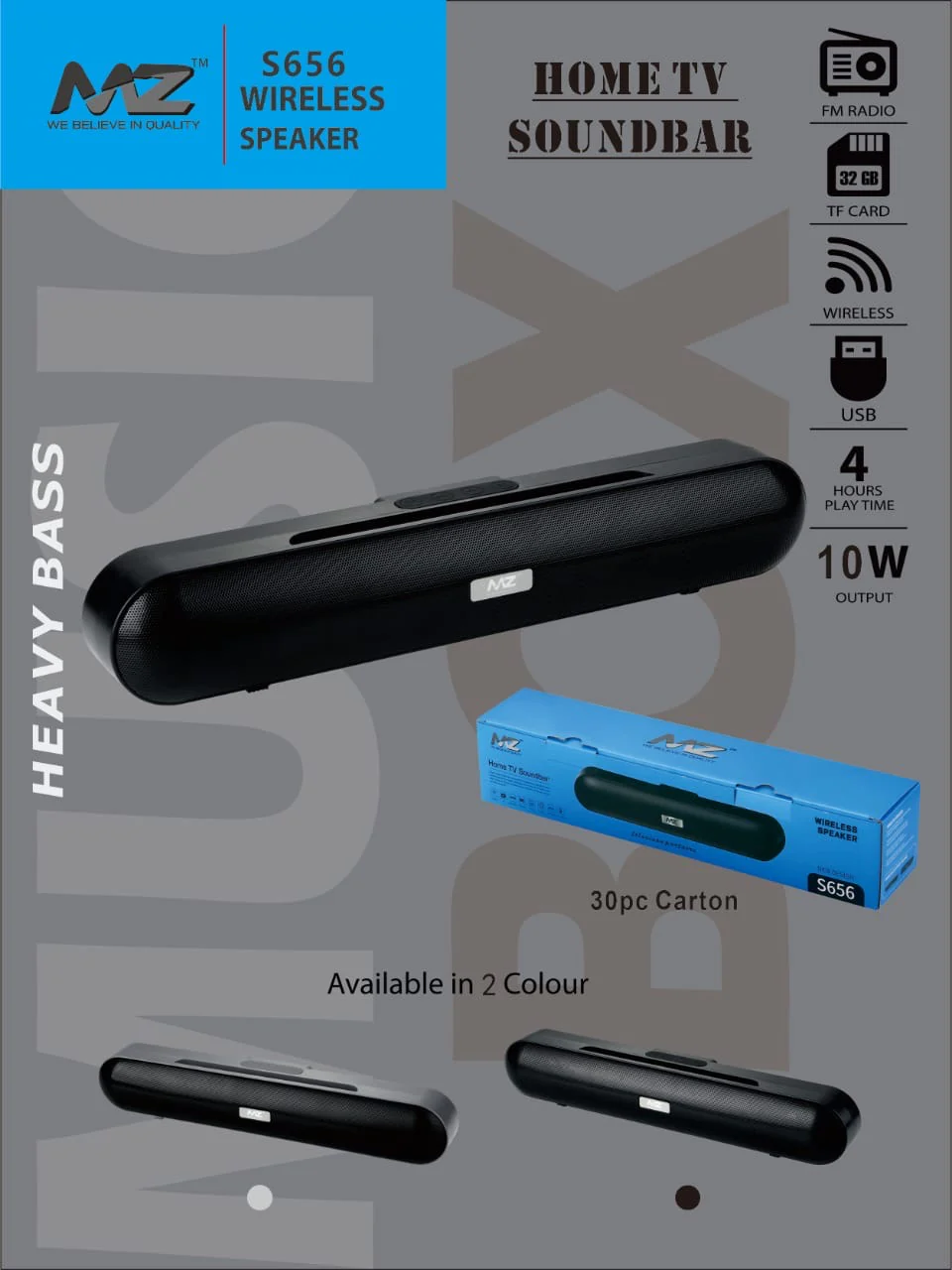 MZ S656 BLUETOOTH SOUNDBAR