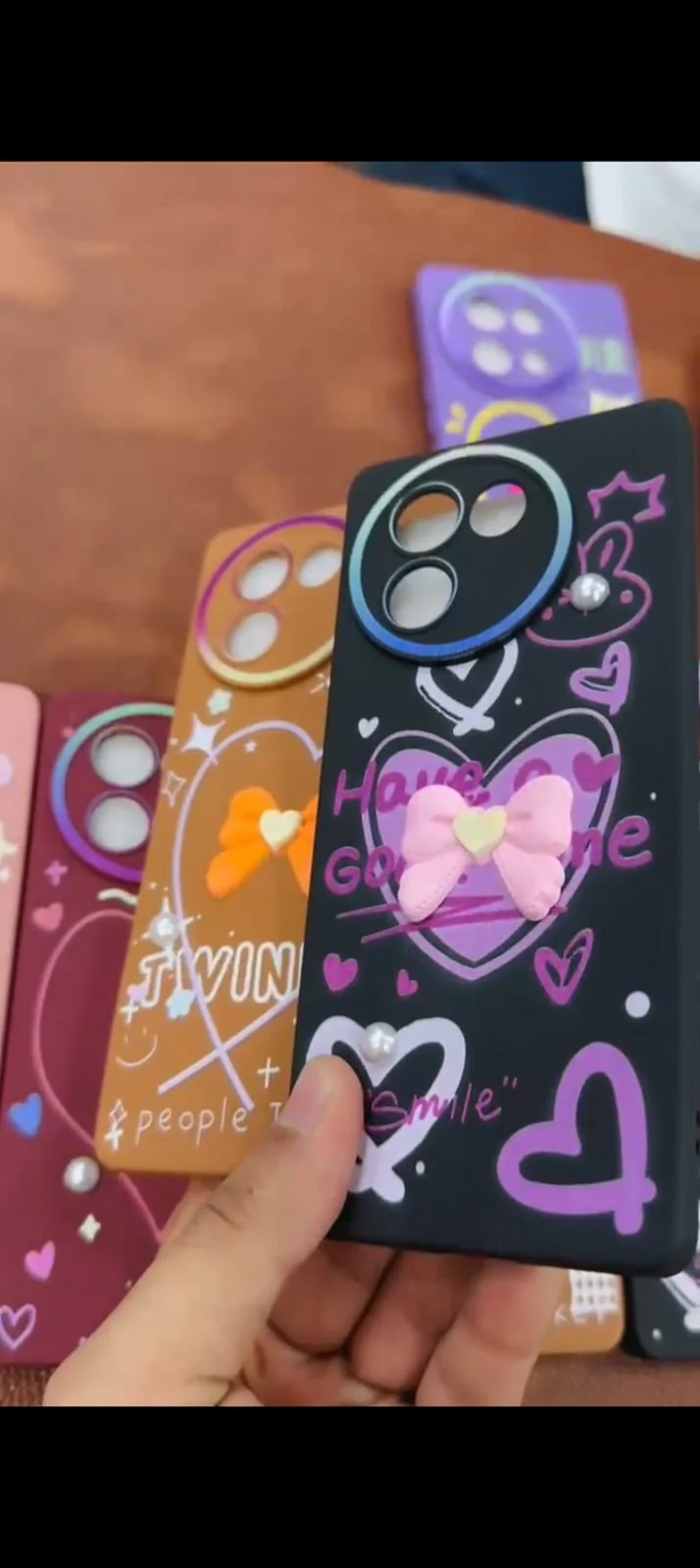 New Teddy Ribbon Stone Mobile Cover - Image 2