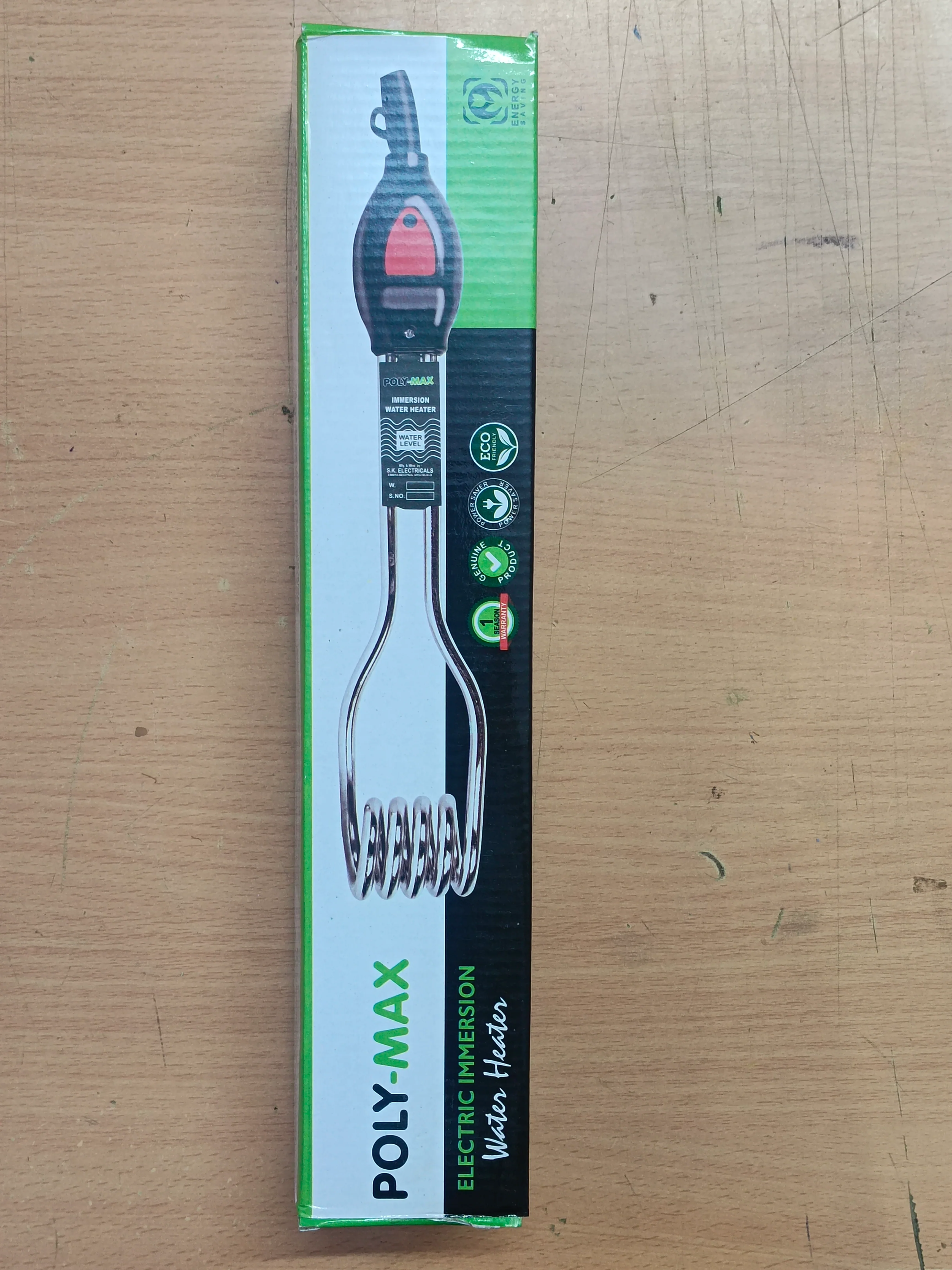 Poly-Max Electric Immersion Water Heater Rod