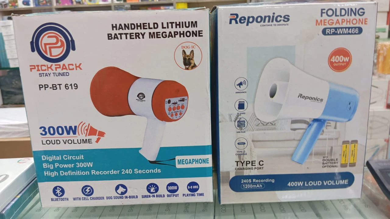 Ship megaphone speaker